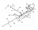 Gear Case Diagram and Parts List for 55382 800000001-899999999 - 1988 Lawn Boy Snow Blower